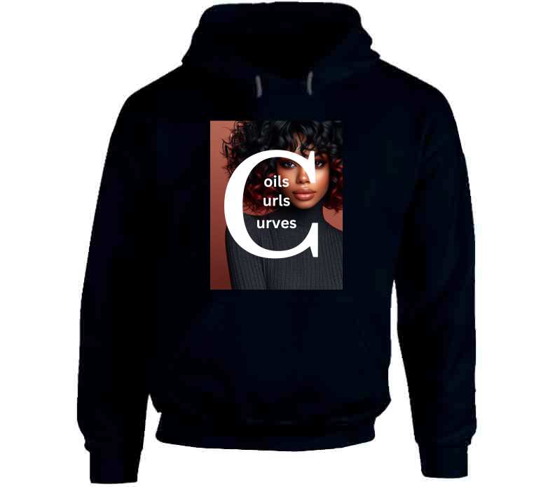 Coils Curls Curves Ladies T Shirt