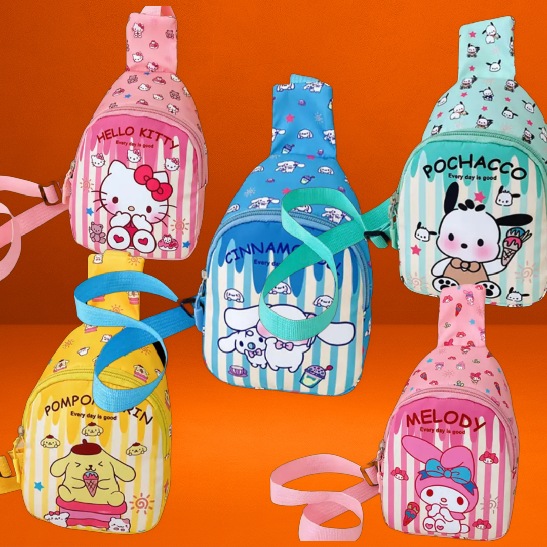 Adorable Kawaii Sanrio Children's Chest Bag - Backpack