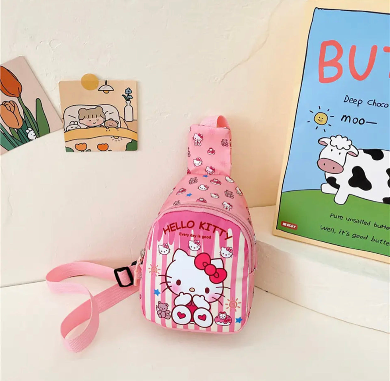 Adorable Kawaii Sanrio Children's Chest Bag - Backpack