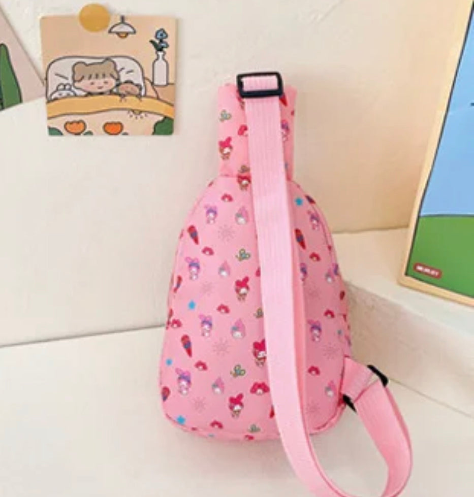 Adorable Kawaii Sanrio Children's Chest Bag - Backpack