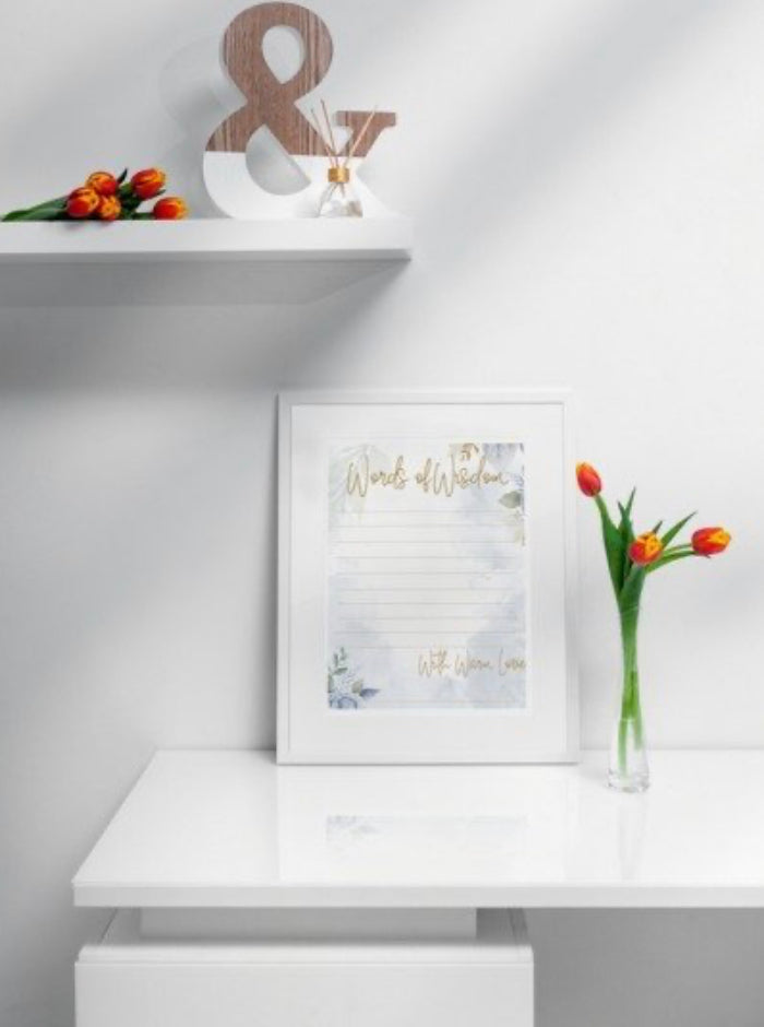 Words of Wisdom for the Parents or Bride-to-be, Baby or Bridal Shower Game (Digital Download)