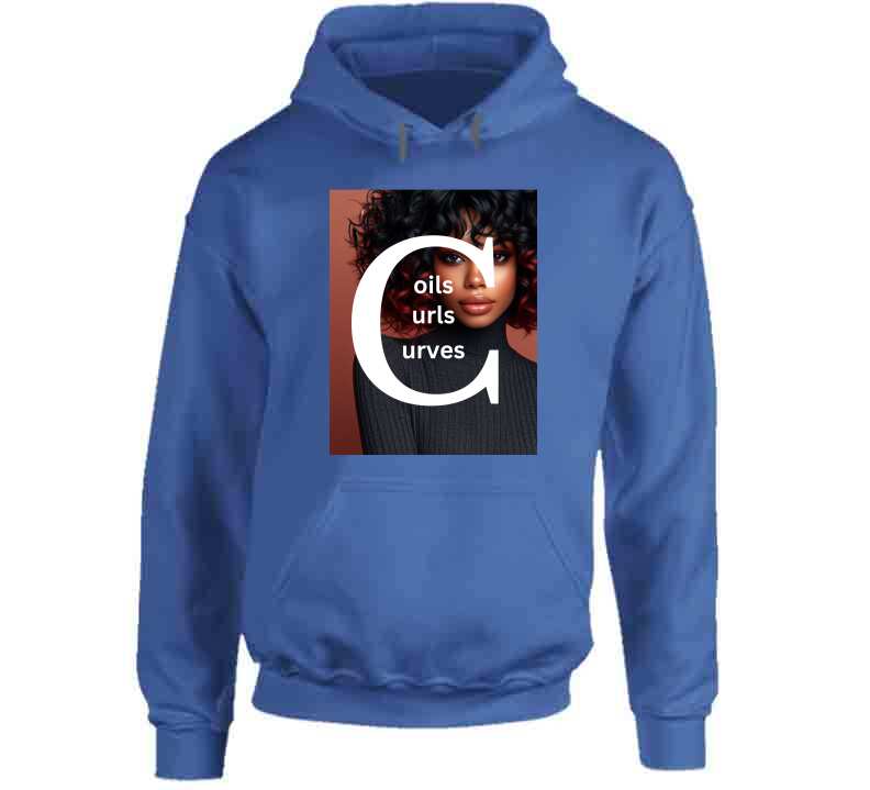 Coils Curls Curves Ladies T Shirt and Hoodies