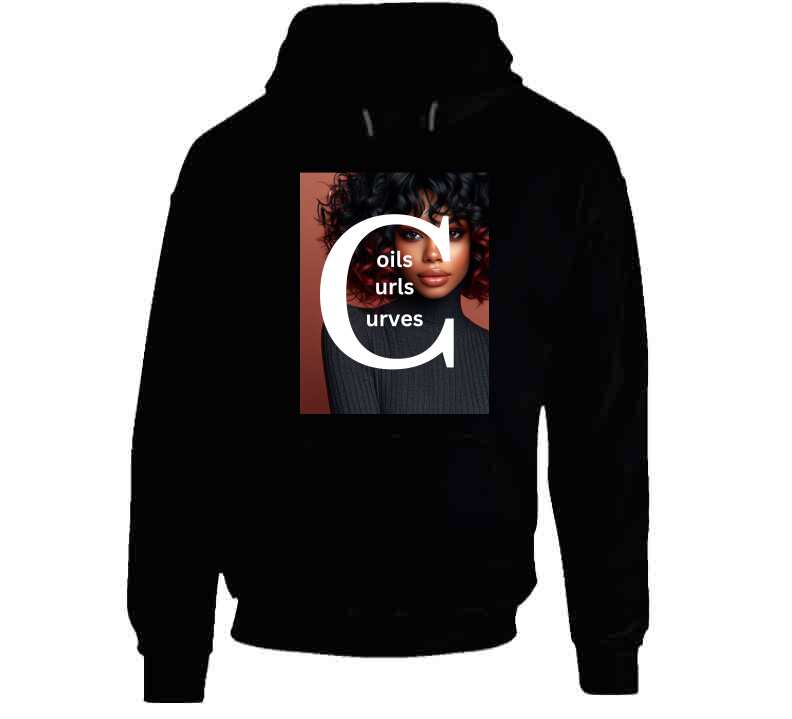 Coils Curls Curves Ladies T Shirt and Hoodies