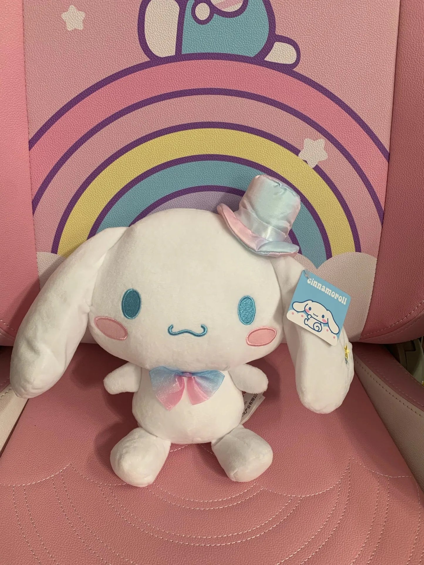 Sanrio Kawaii Colorful Cinnamoroll Stuffed Toy, Hello Kitty Friends