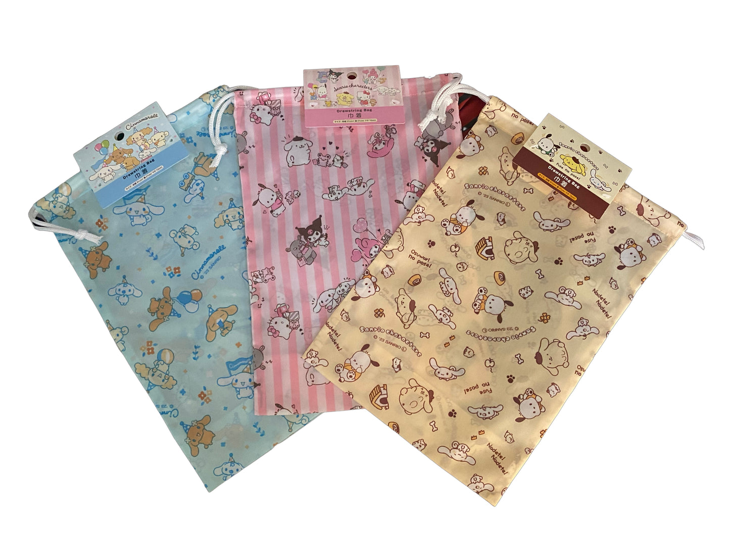 Kawaii Sanrio Friends Drawstring Bag