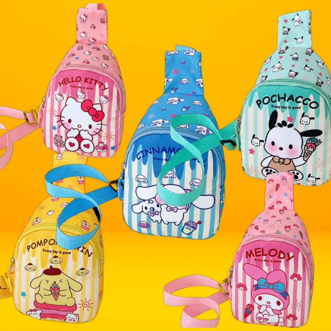 Adorable Kawaii Sanrio Children's Chest Bag - Backpack