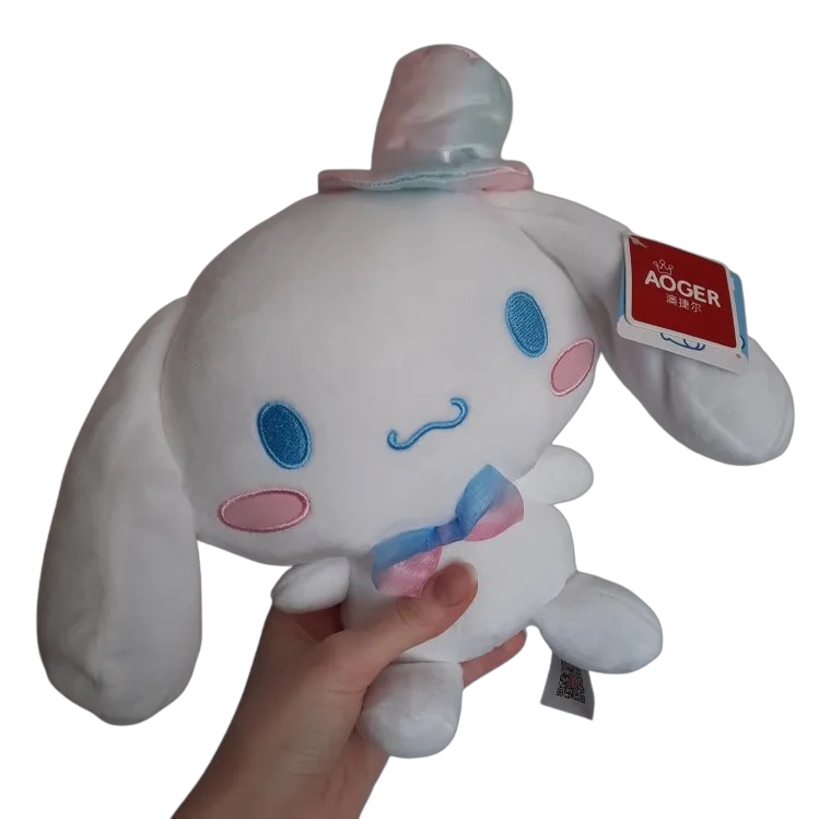 Sanrio Kawaii Colorful Cinnamoroll Stuffed Toy, Hello Kitty Friends