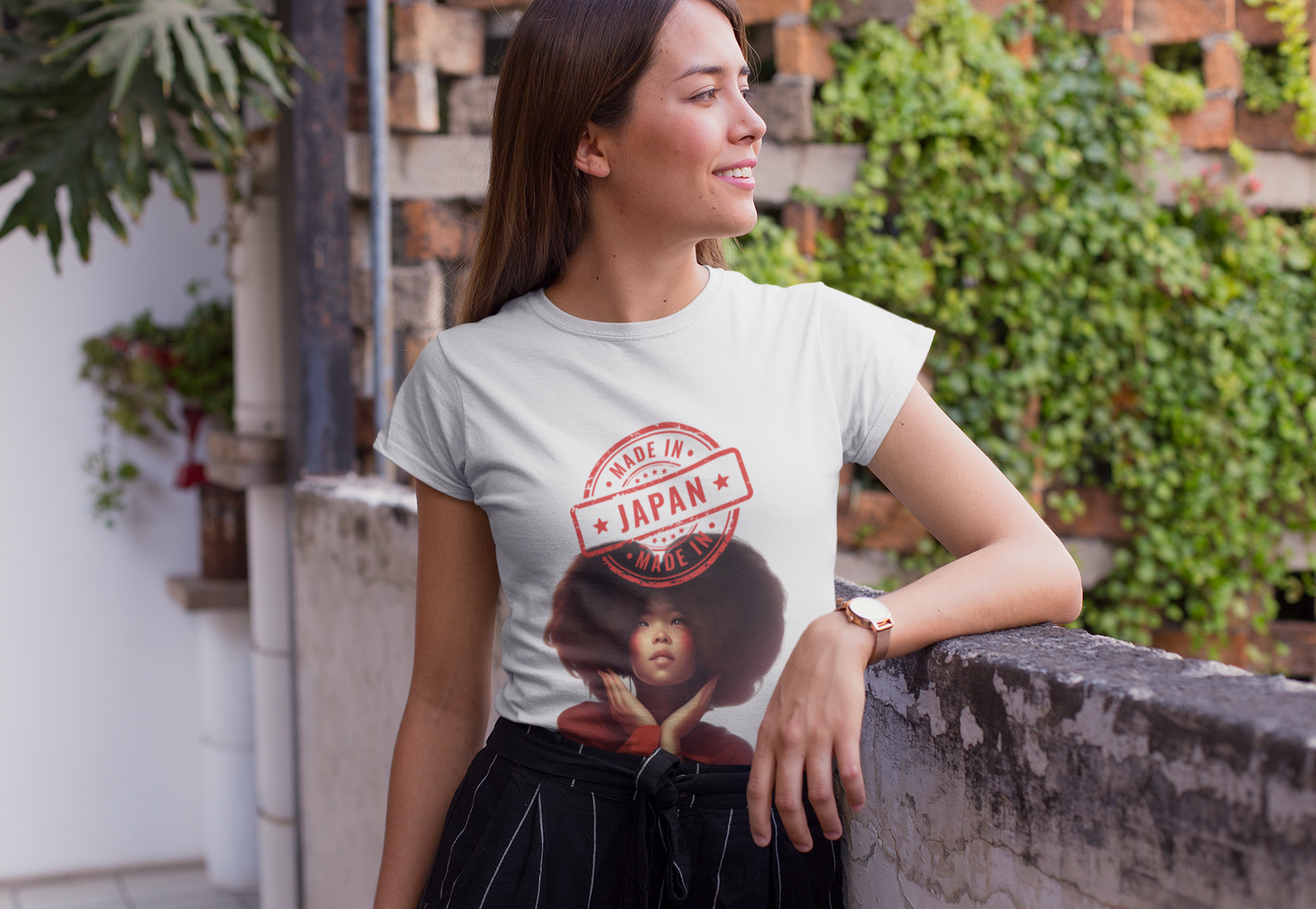 Made In Japan Blackanese Ladies T Shirt