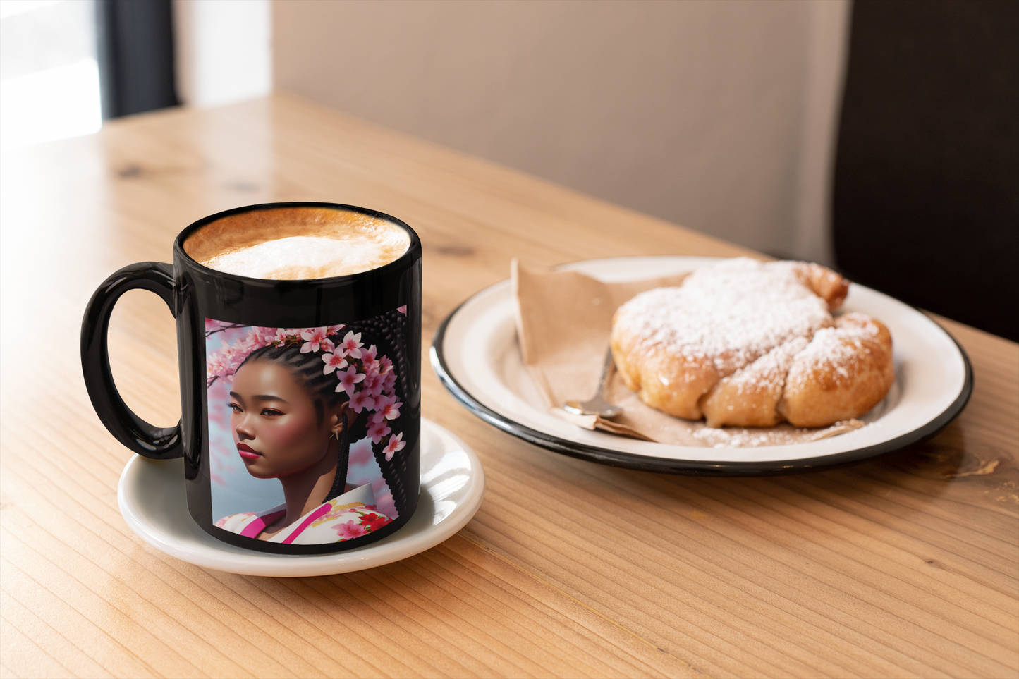 Cherry Blossoms Of Japan Blasian Mug