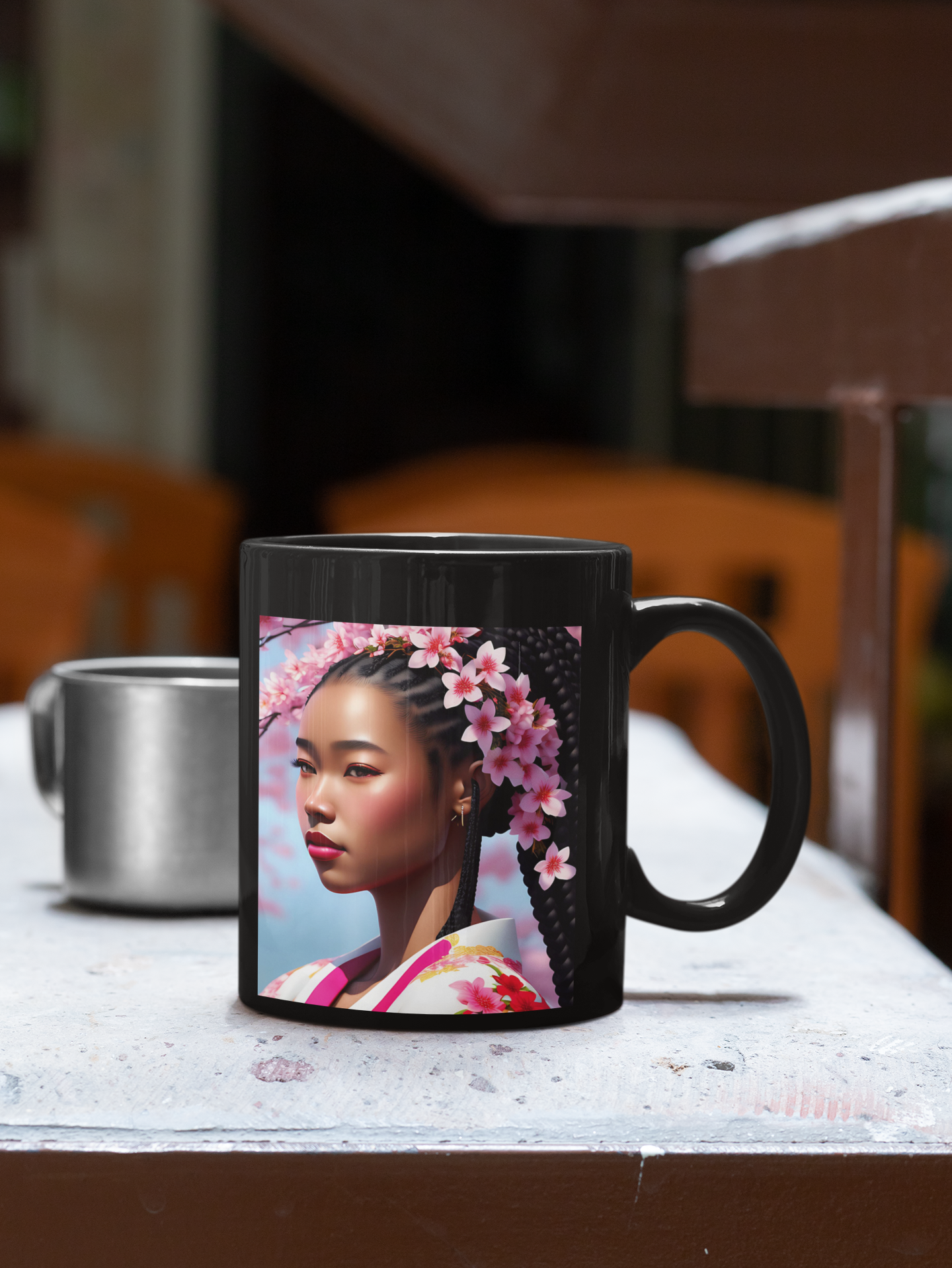 Cherry Blossoms Of Japan Blasian Mug