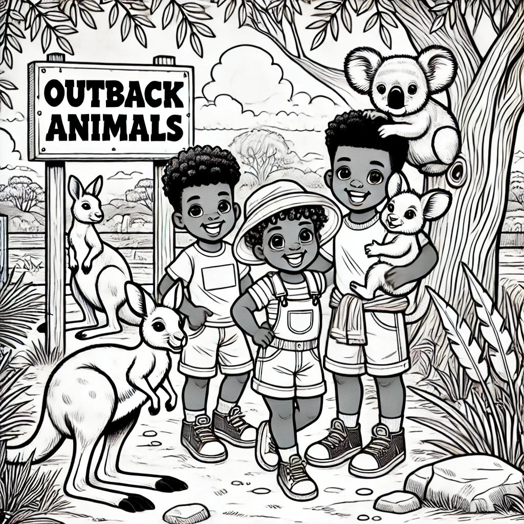 A Day at the Zoo! – A Joyful Coloring Book Adventure FREE🌸FREE🌸FREE🌸FREE