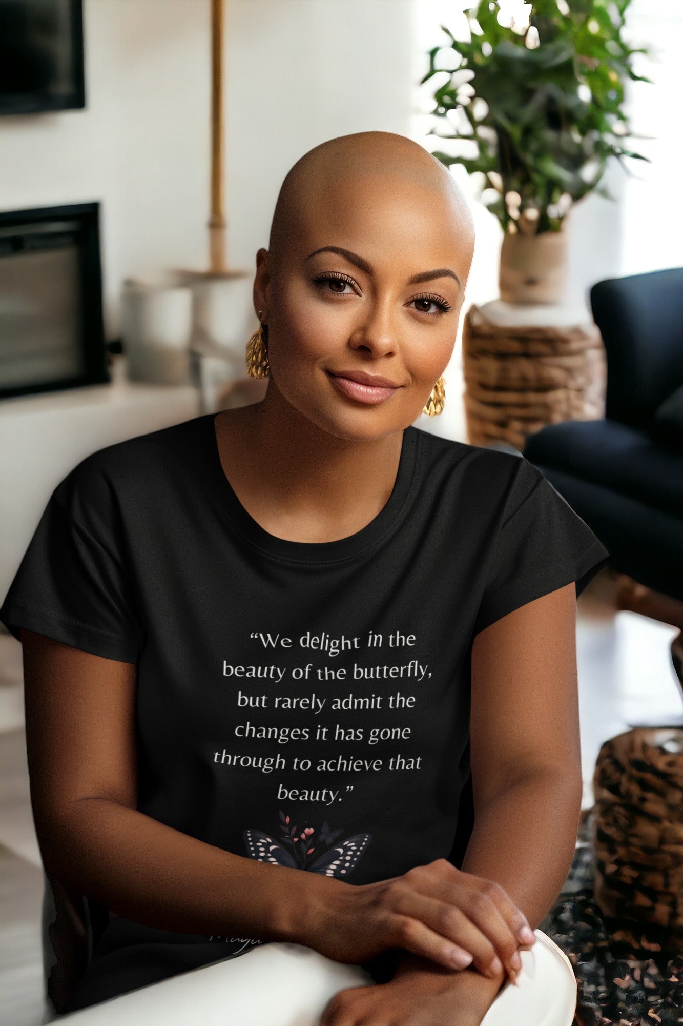 We Delight In The Beauty Of The Butterfly Ladies T Shirt and Hoodies - Maya Angelou