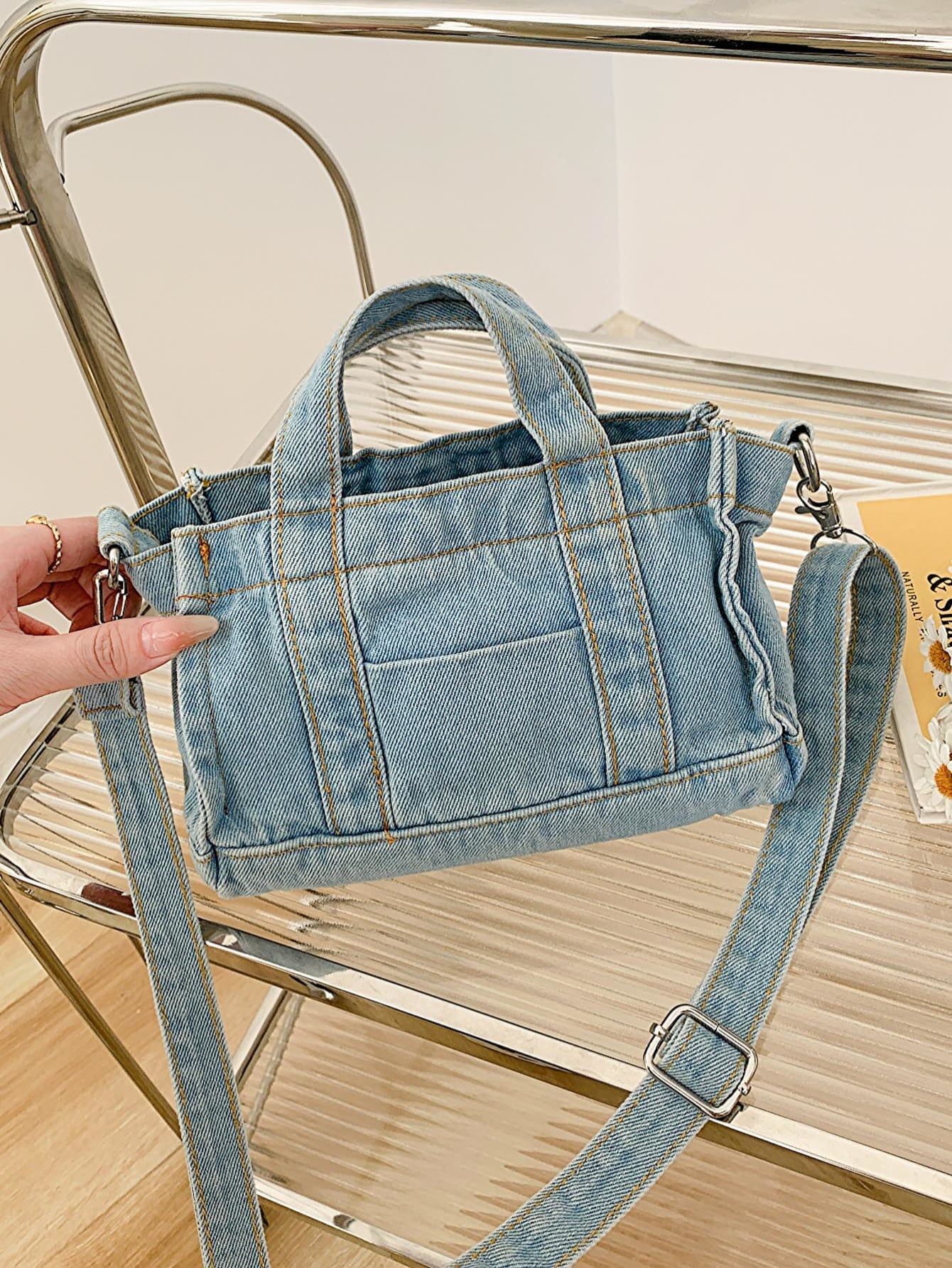 Uylee's Boutique Denim Shoulder Bag