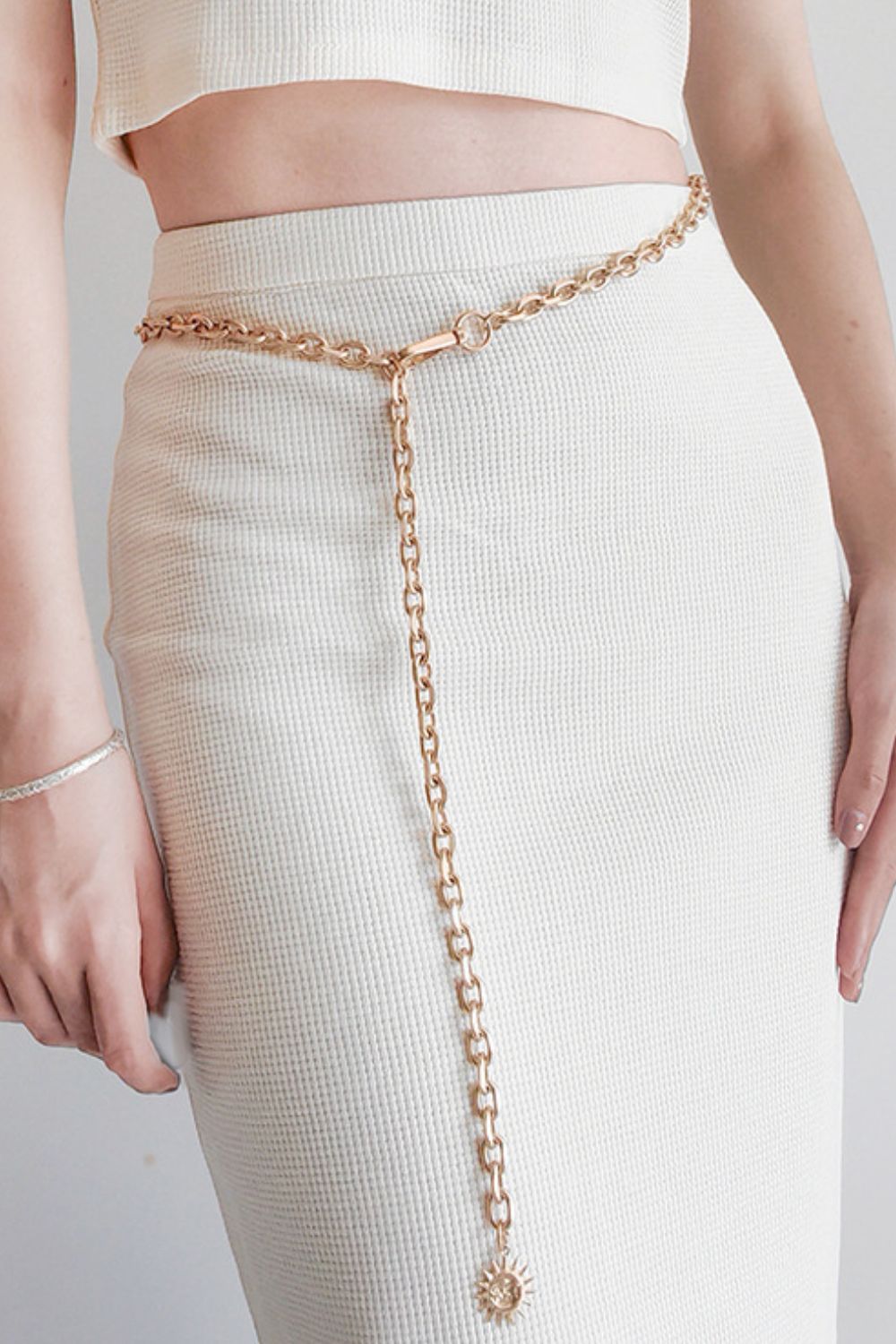 Uylee's Boutique Sun Iron Chain Belt