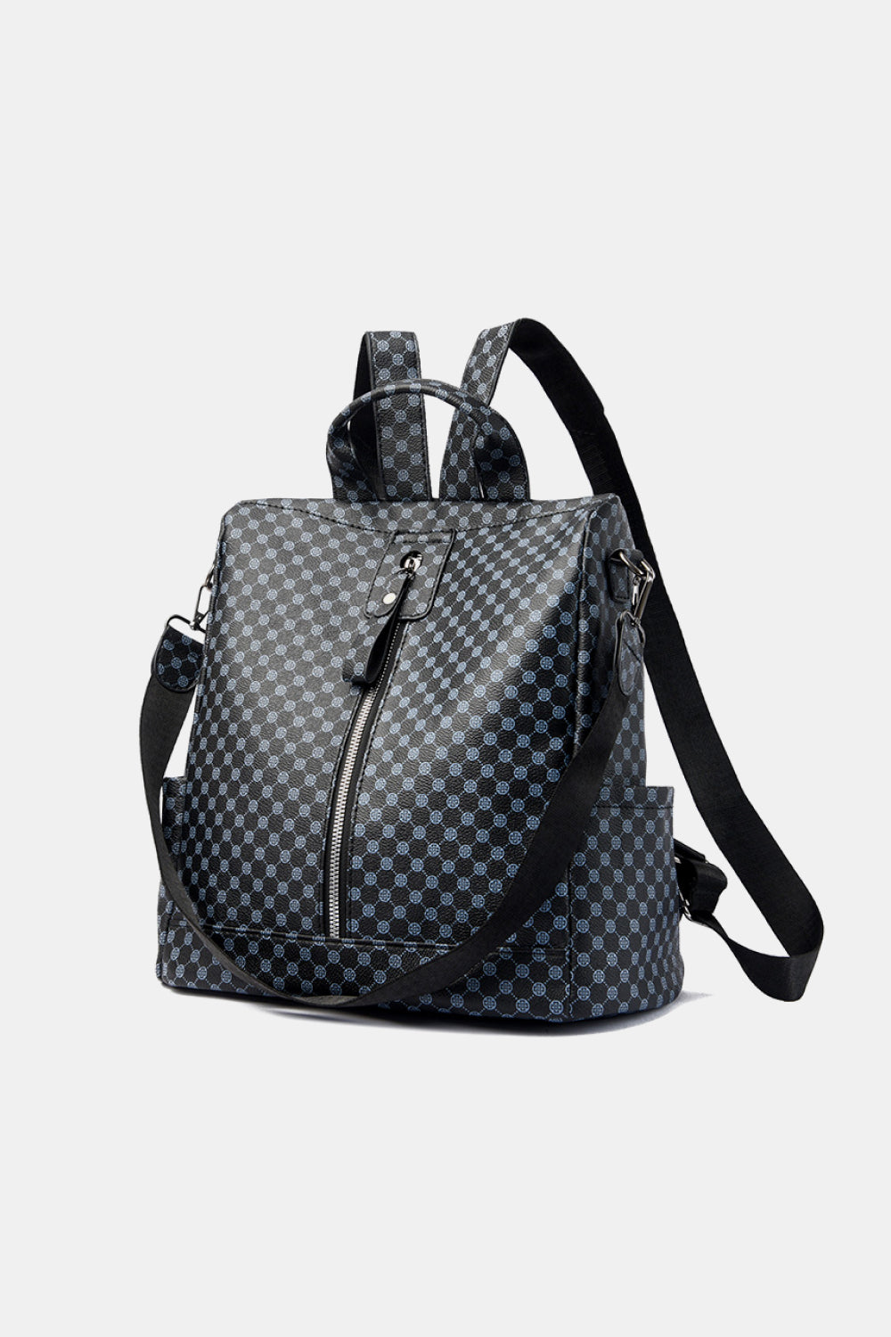 Borsa convertibile in pelle PU stampata