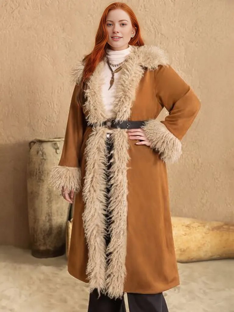 Plus Size Open Front Long Sleeve Coat