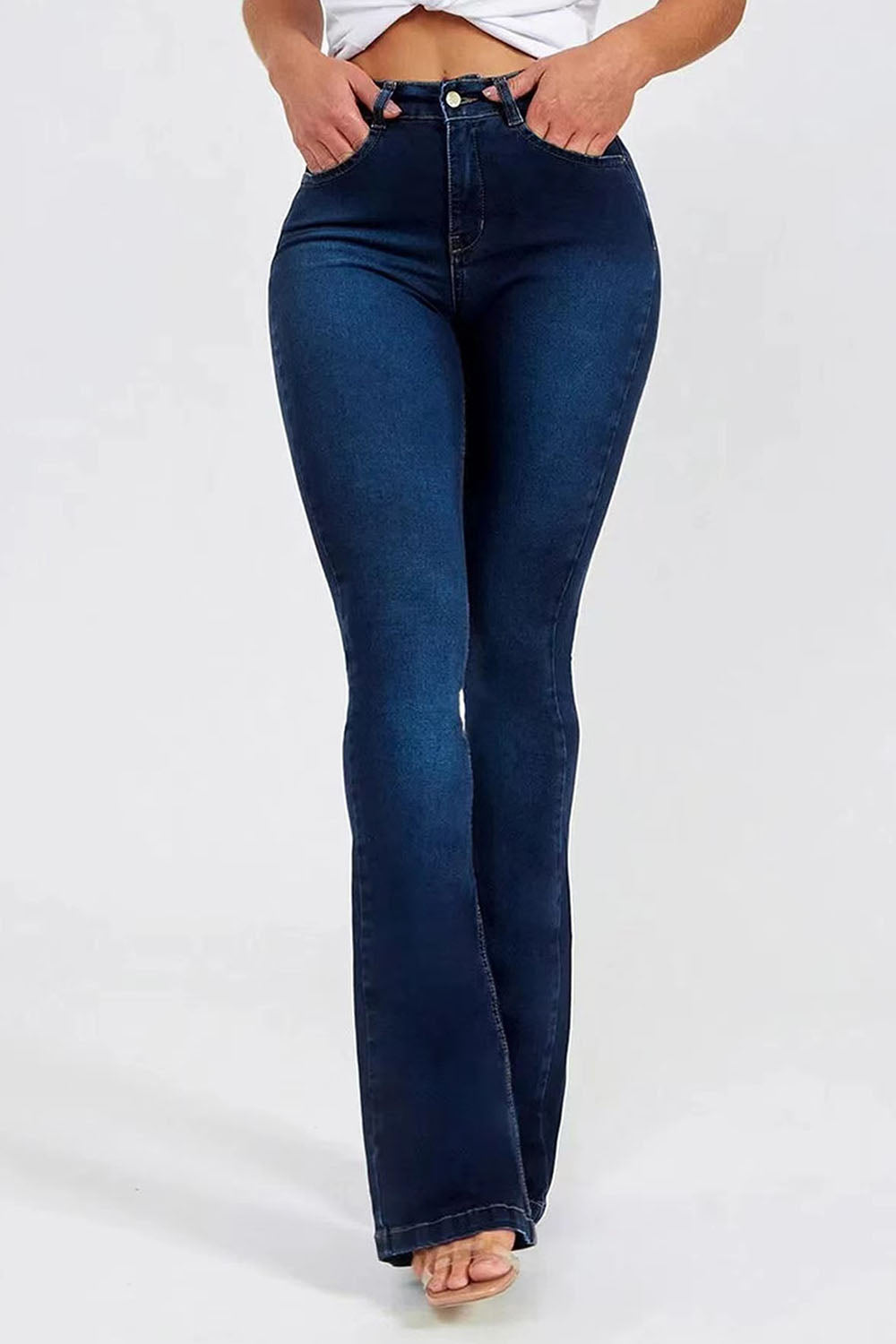 Button Fly Jeans lunghi