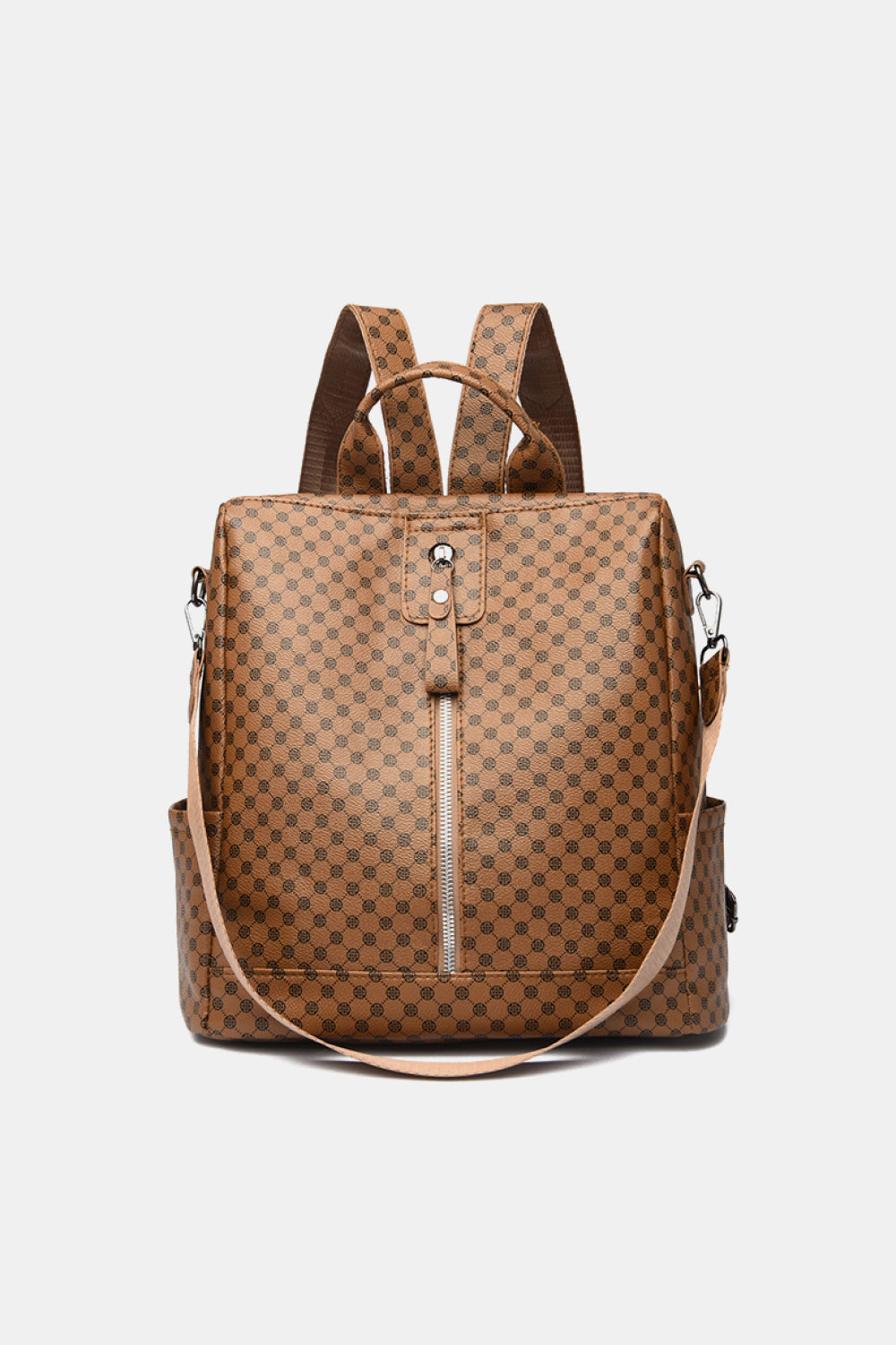 Borsa convertibile in pelle PU stampata