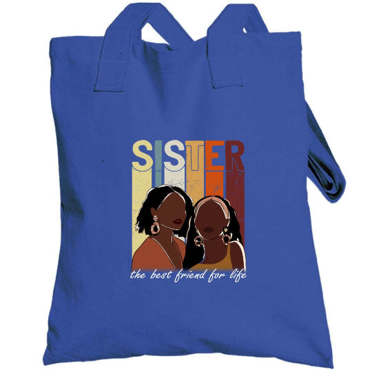 Sister Best Friend for Life Totebag