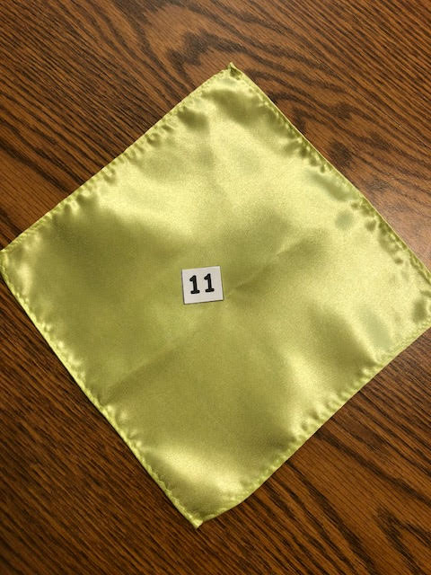 Men's Satin Pocket Squares - Various Colors Available