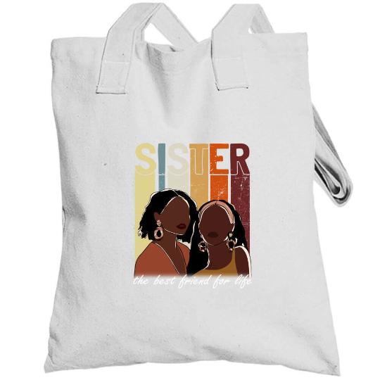 Sister Best Friend for Life Totebag