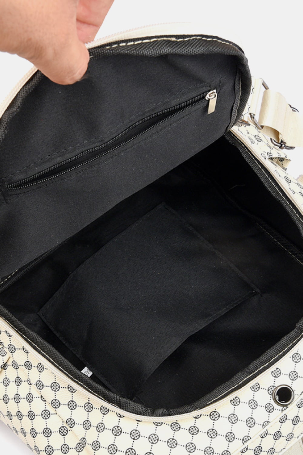 Borsa convertibile in pelle PU stampata