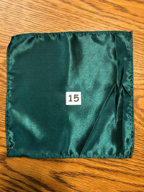 Men's Satin Pocket Squares - Various Colors Available