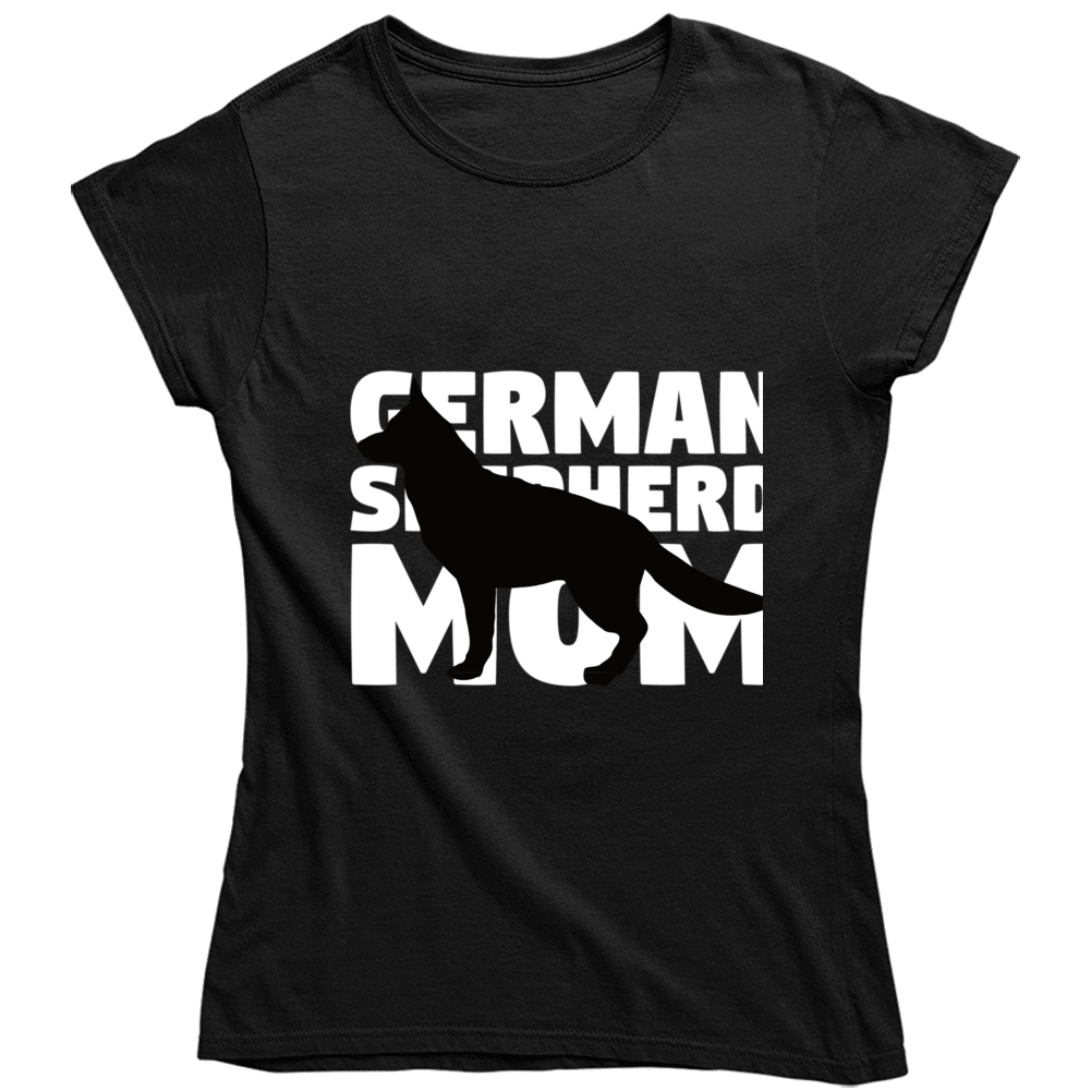 German Shepherd Mom Ladies T Shirt