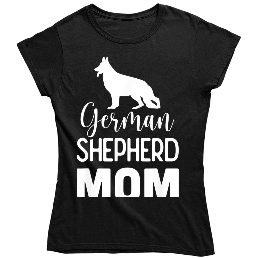 German Shepherd Mom Ladies T Shirt