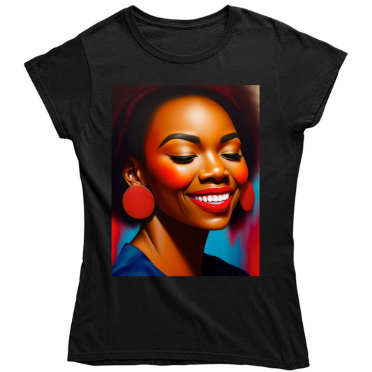 All Smiles Ladies T Shirt