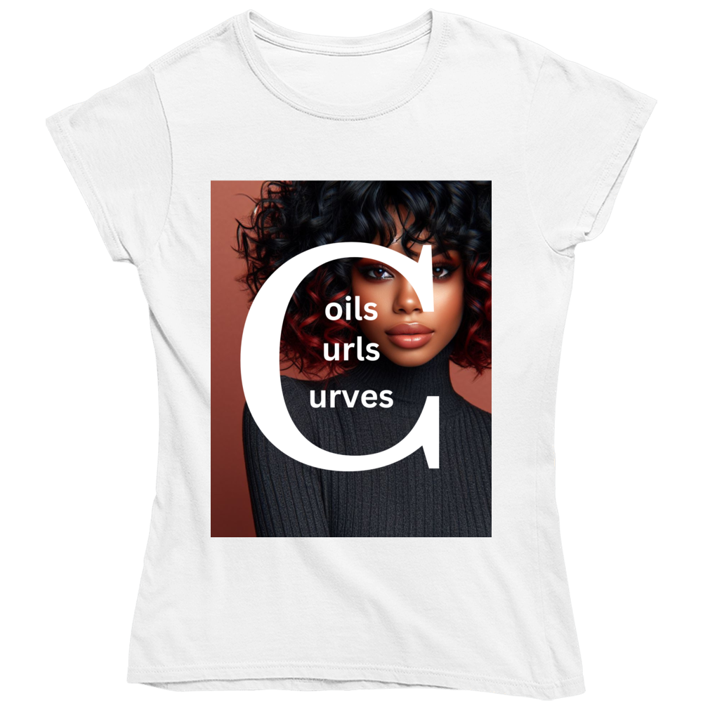 Coils Curls Curves Ladies T Shirt and Hoodies