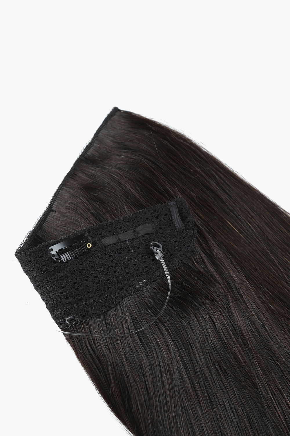 18" 80g Indian Human Halo Hair - Uylee's Boutique
