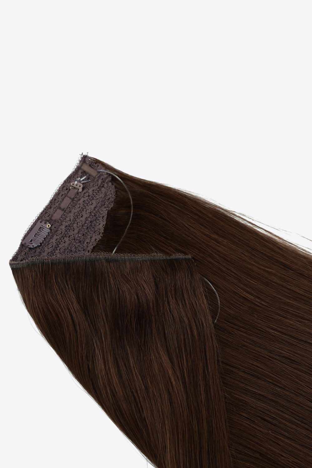 18" 80g Indian Human Halo Hair - Uylee's Boutique