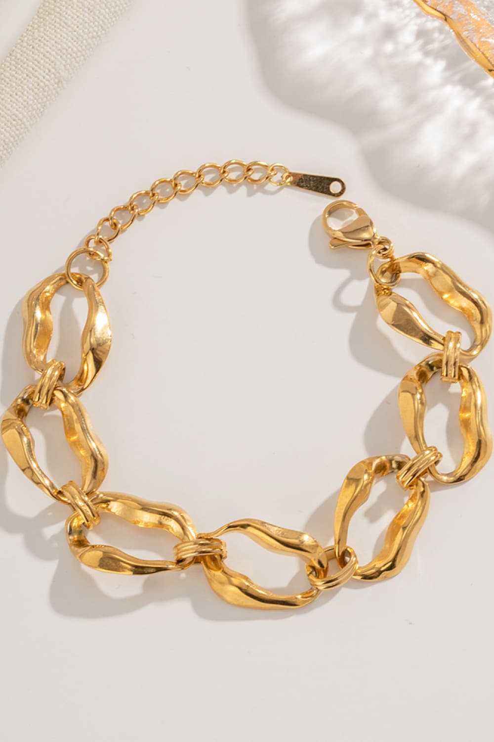 18K Gold-Plated Stainless Steel Bracelet - Uylee's Boutique