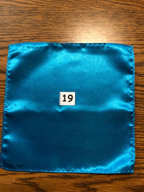 Men's Satin Pocket Squares - Various Colors Available