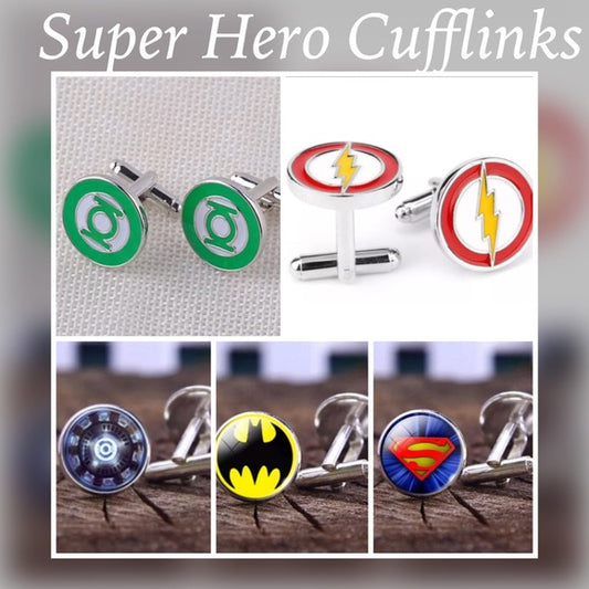 Super Hero Men's Cufflinks