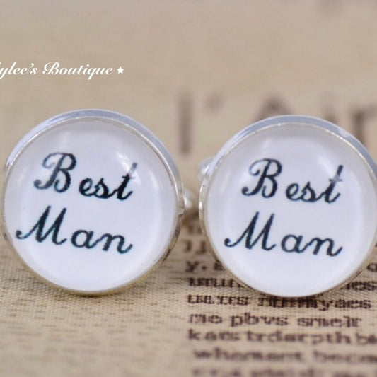 Best Man Cuff Links Wedding Gift for Wedding Party