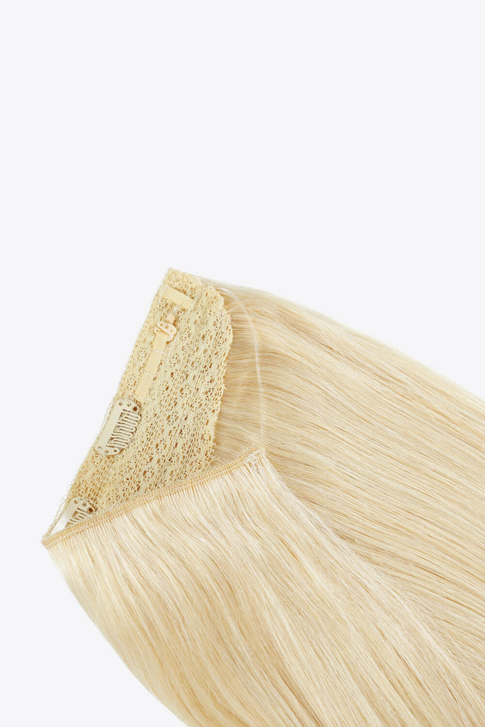 22" 100g Fully Handmade Straight Indian Human Halo Hair - Uylee's Boutique