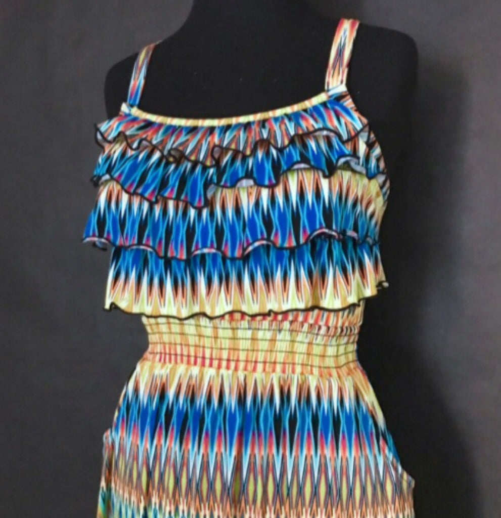 Cato Girls Brand Multi-Toned Ruffle Dress, US Size 8 - Gently Used