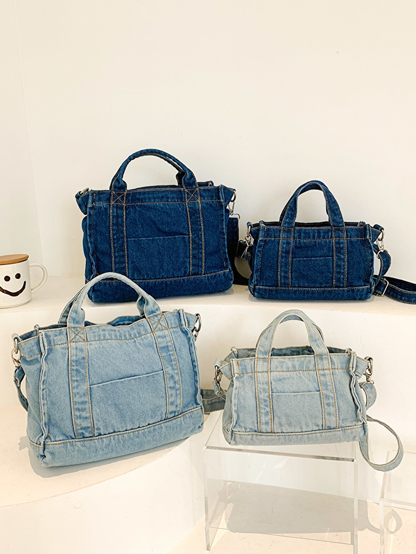 Uylee's Boutique Denim Shoulder Bag