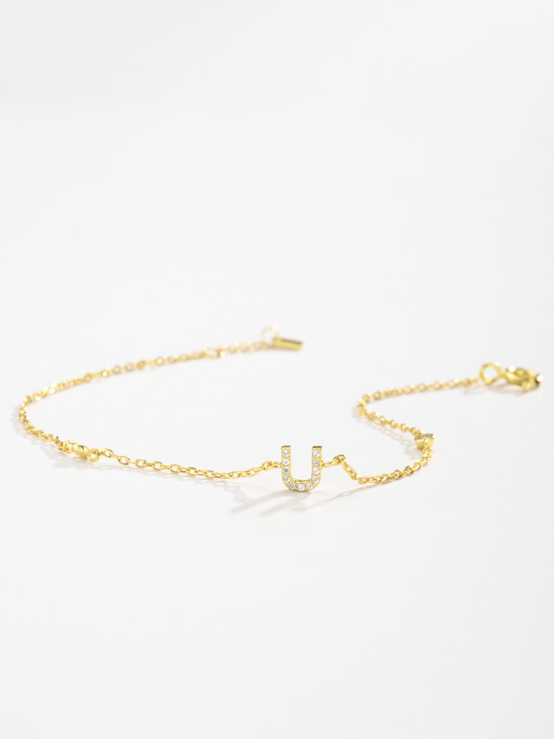 Uylees Boutique Q To U Zircon 925 Sterling Silver Bracelet