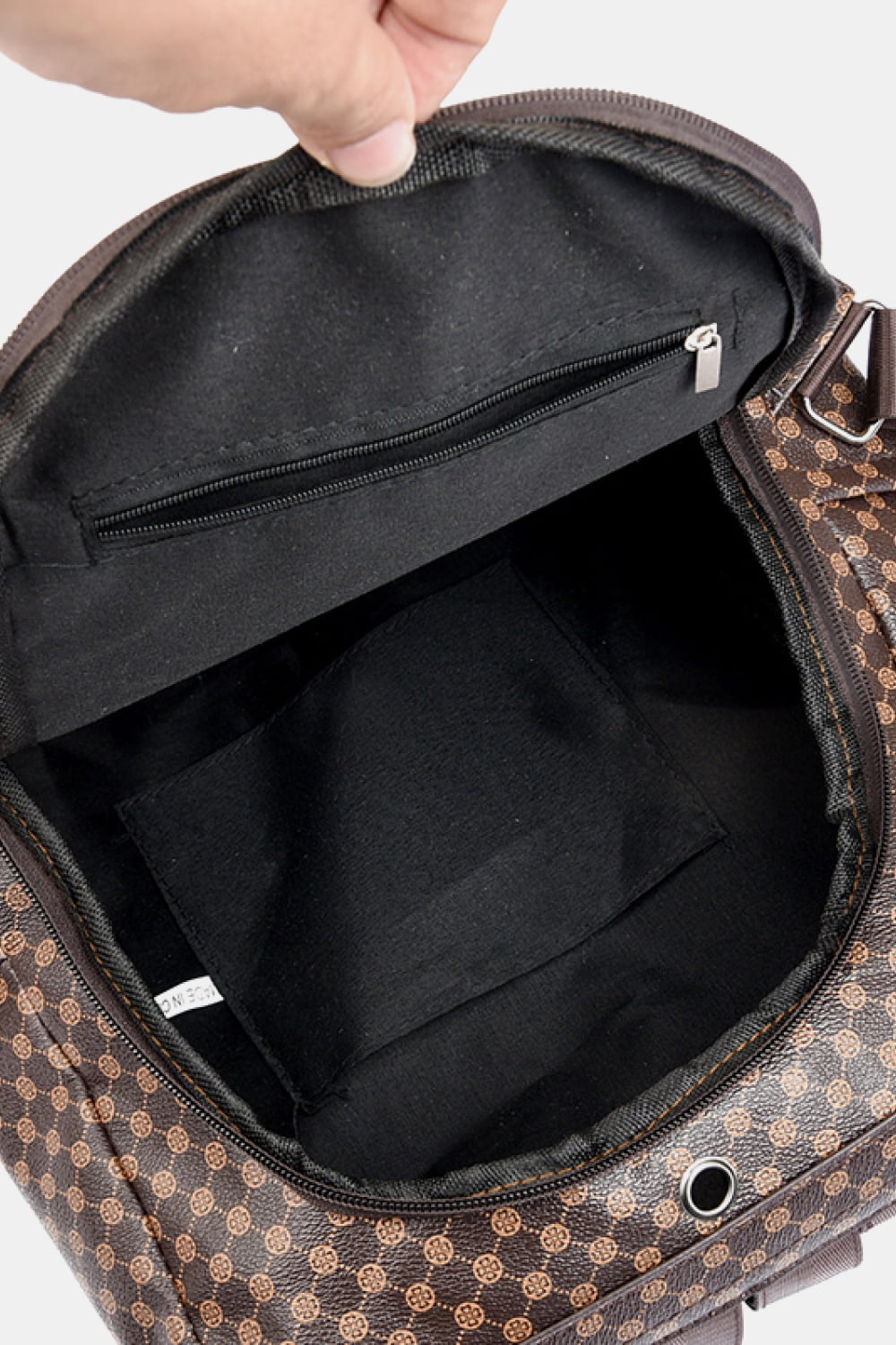 Borsa convertibile in pelle PU stampata