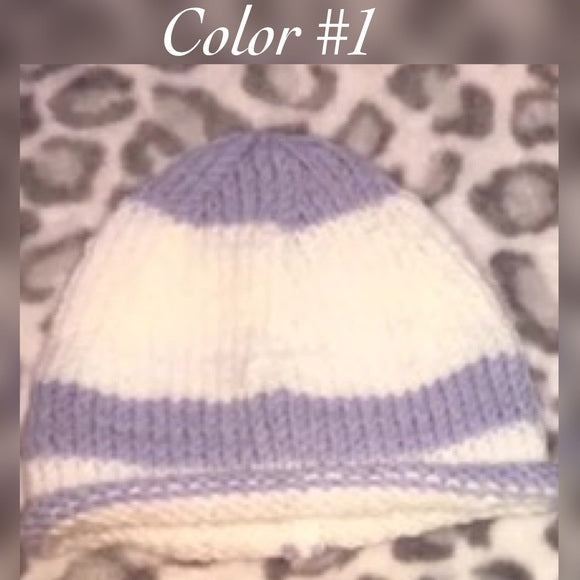 Brand New Hand Made New Born Baby Hats - 6 Patterns