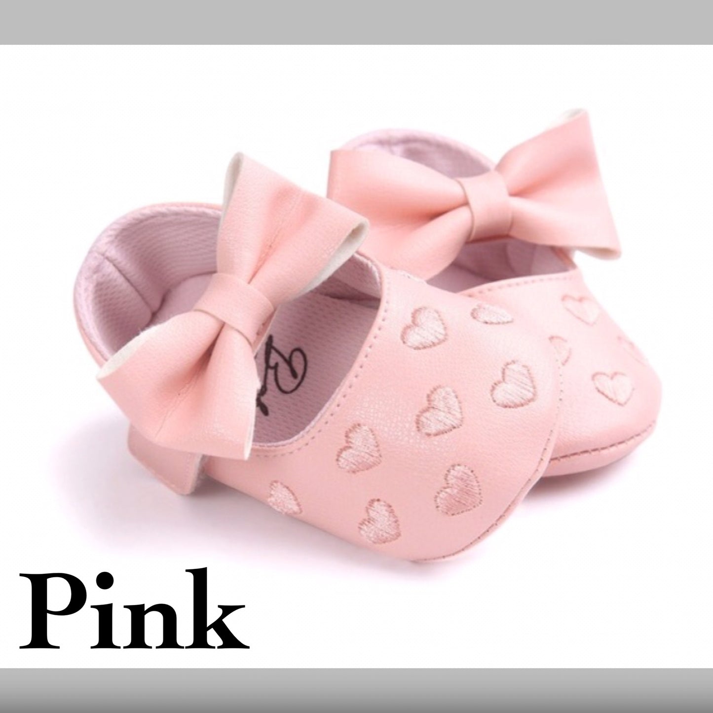 Mary Jane Baby Girl Shoes, US Sizes 0 - 18 Months