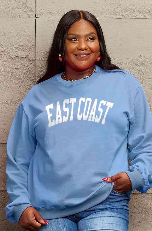 Simply Love Full Size EAST COAST Graphic Sweatshirt