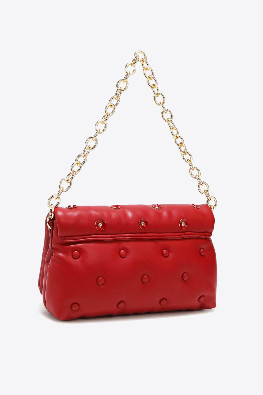 Uylee's Boutique Nicole Lee USA ダイヤモンド フラワー メッセンジャー クロスボディ バッグ