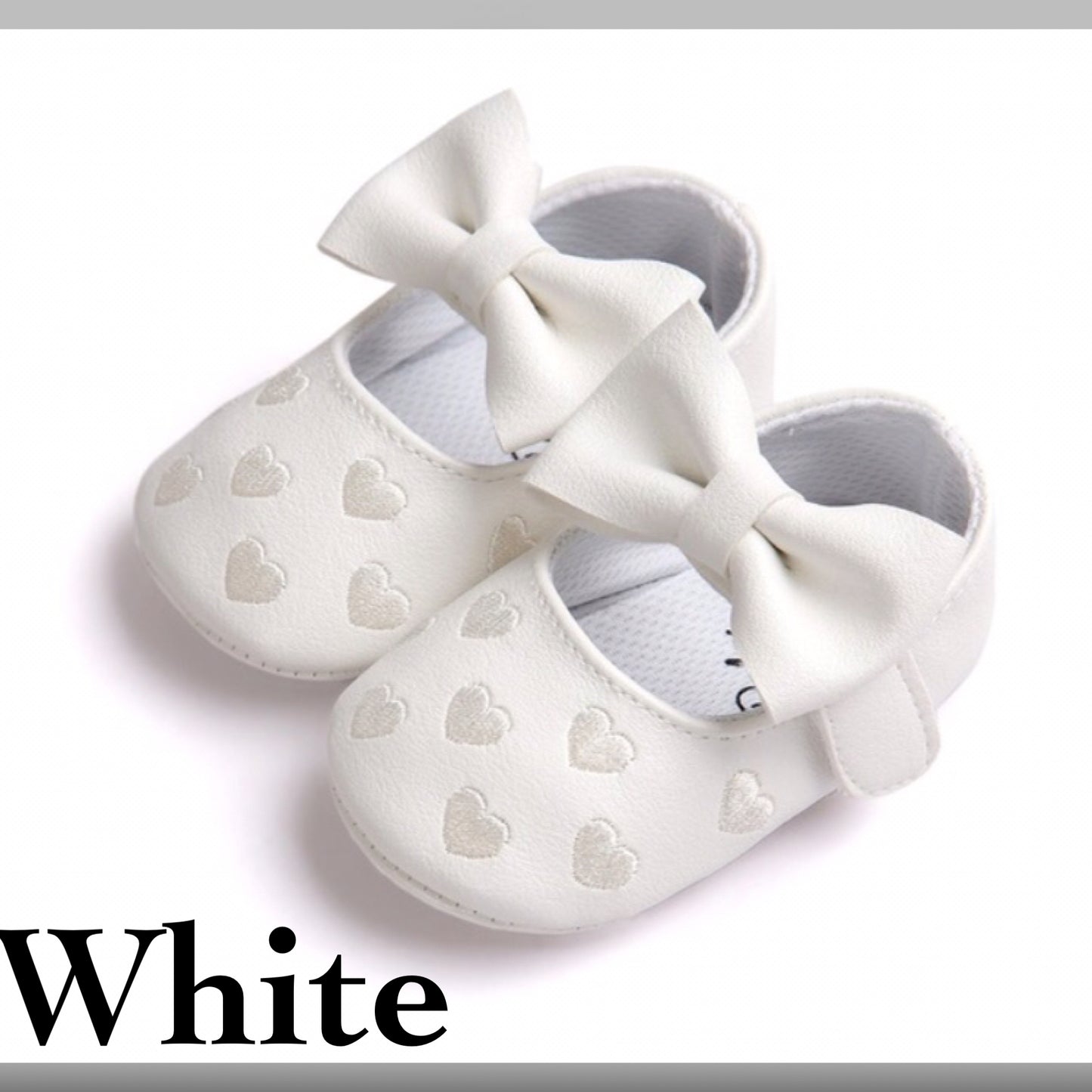 Mary Jane Baby Girl Shoes, US Sizes 0 - 18 Months
