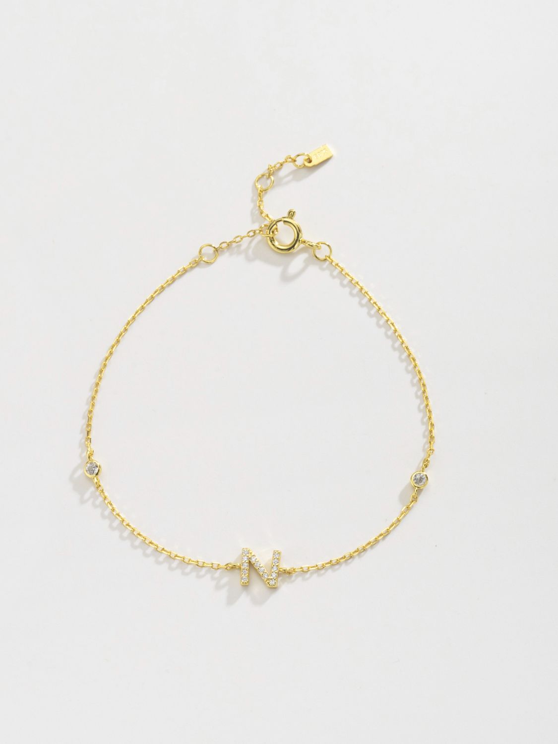 Uylees Boutique L To P Zircon 925 Sterling Silver Bracelet