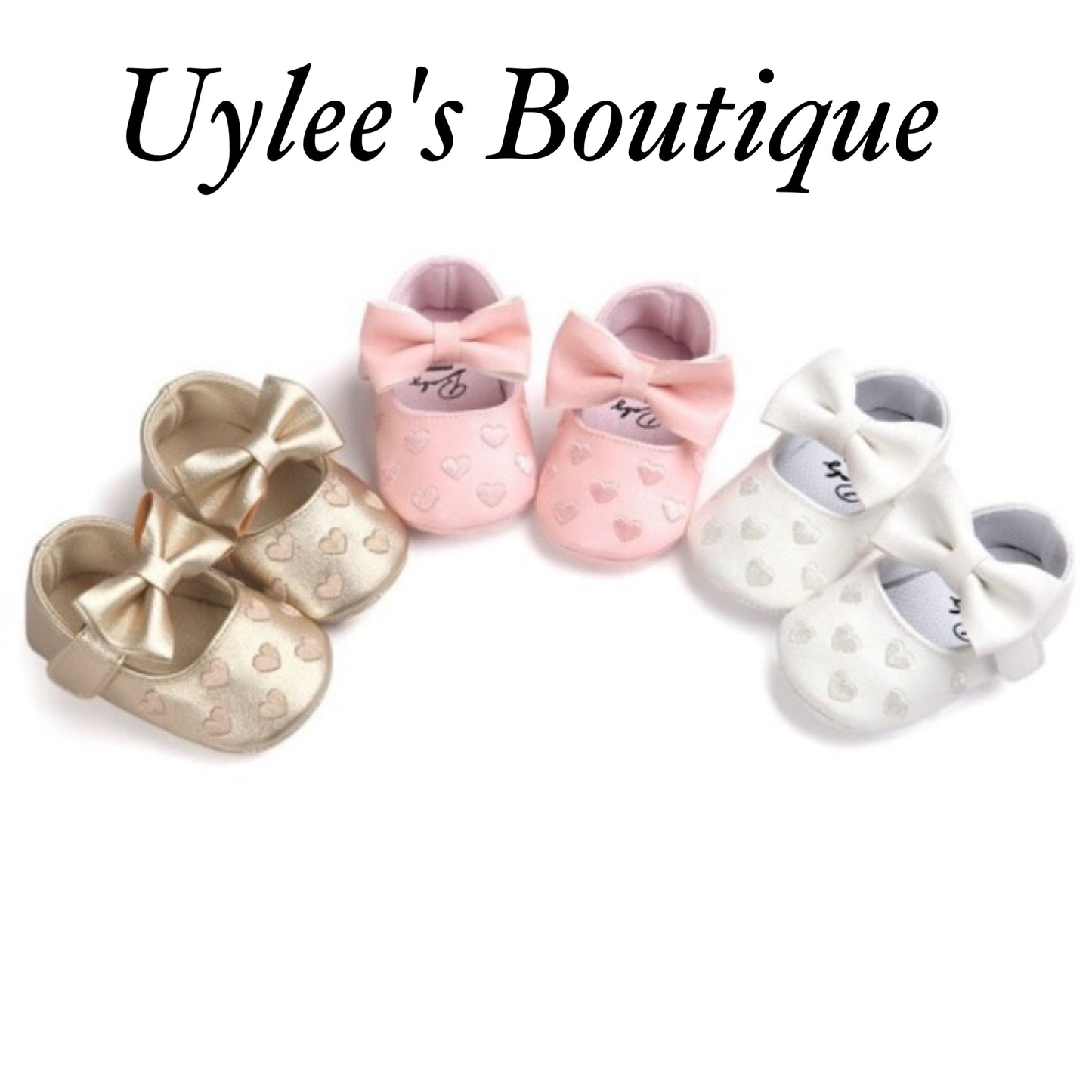 Mary Jane Baby Girl Shoes, US Sizes 0 - 18 Months
