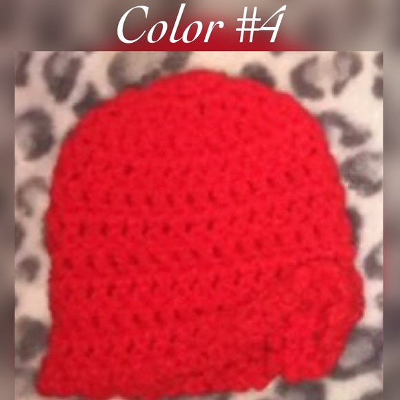 Brand New Hand Made New Born Baby Hats - 6 Patterns